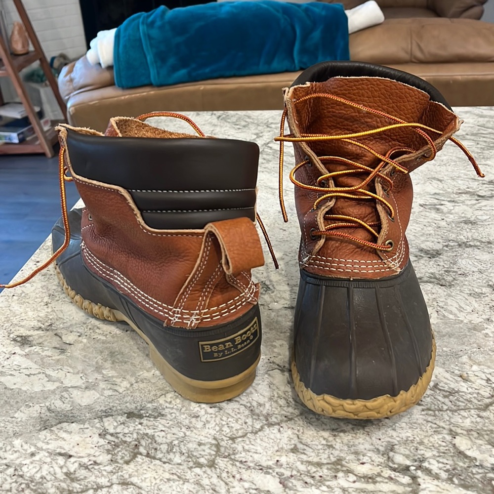Men's Bean Boots, 8" Tumbled Leather